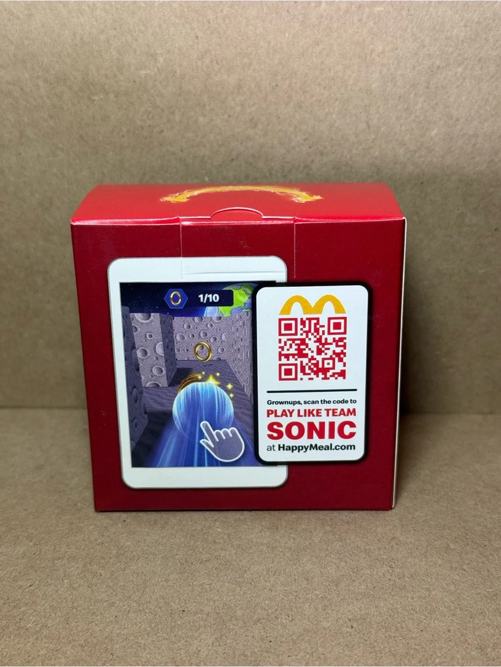 McDonald's 2024 Sonic the Hedgehog 3 Shadow Red Roller Kids Toy NWT